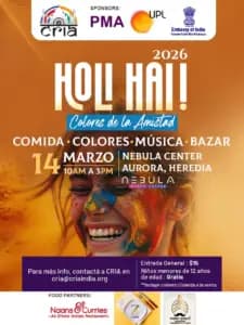 Festival de Colores de la India llegará a Costa Rica con la celebración de Holi Hai! 2026