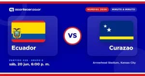 Ecuador 0-0 Curazao: resumen y crónica del Mundial 2026