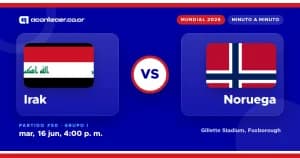 Noruega golea 4-1 a Irak con doblete de Haaland en el Mundial 2026