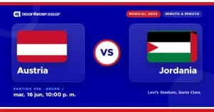 Austria vence 3-1 a Jordania en el Mundial 2026