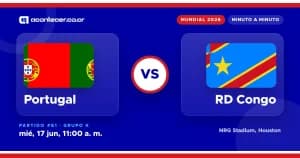 Portugal 1-1 RD Congo: empate en el Grupo K del Mundial 2026