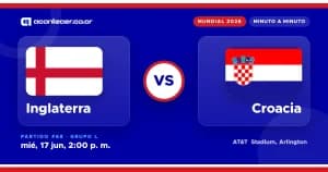 Inglaterra 4-2 Croacia: Kane brilla con doblete en el Mundial 2026