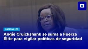 Angie Cruickshank se suma a Fuerza Élite para vigilar políticas de seguridad