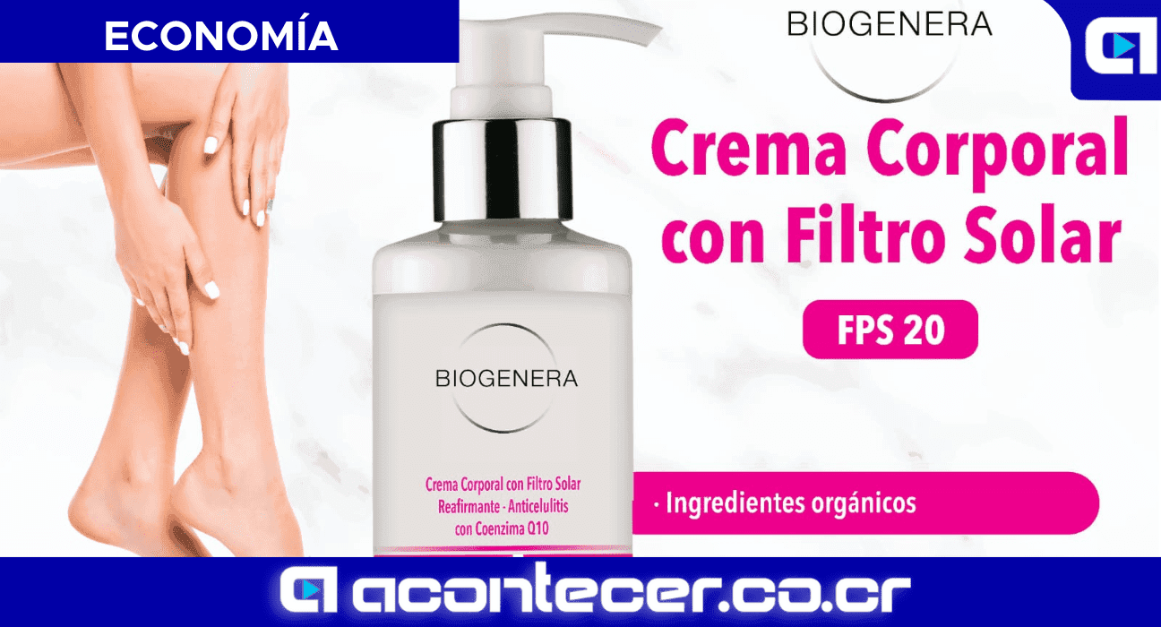 Imagen de la nota: Biogenera Revoluciona el Cuidado Corporal con su Crema con Filtro Solar