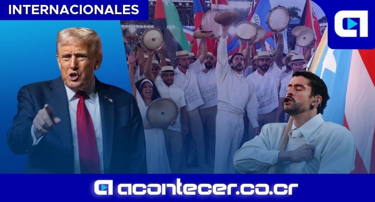 Imagen de la nota: Donald Trump critica show de Bad Bunny en el Super Bowl