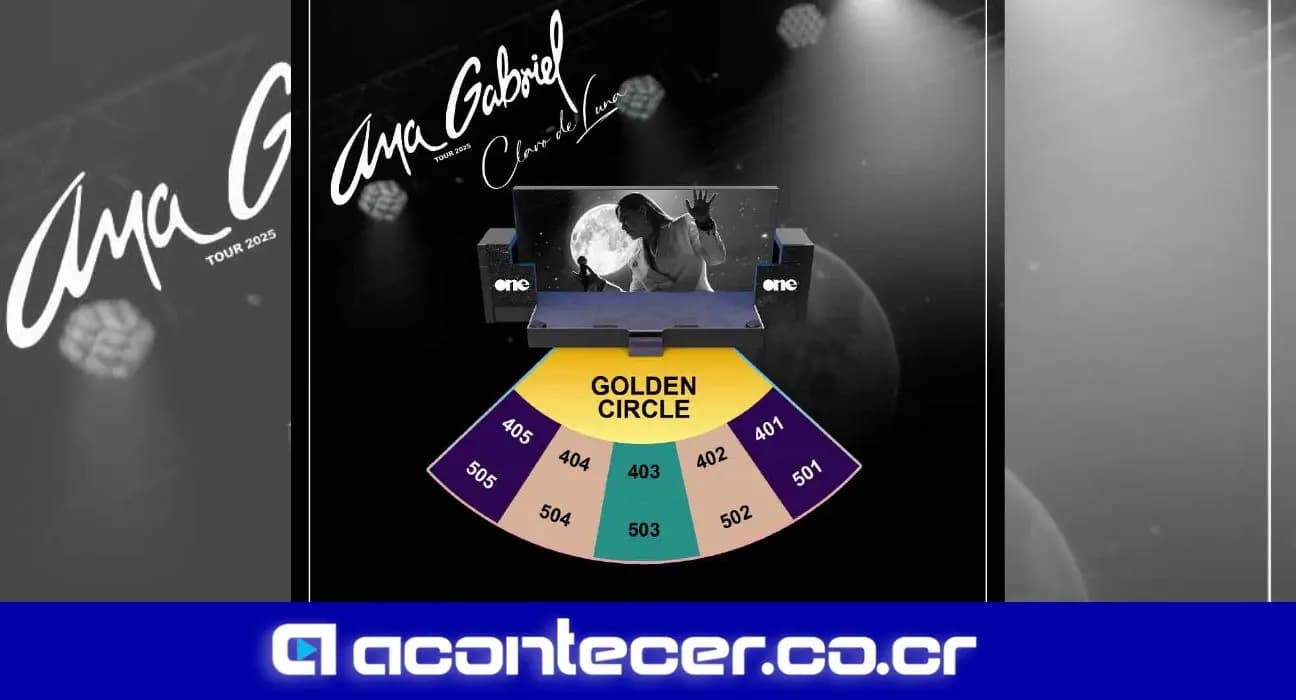 Imagen de la nota: Ana Gabriel regresa a Costa Rica con su gira “Claro de Luna”