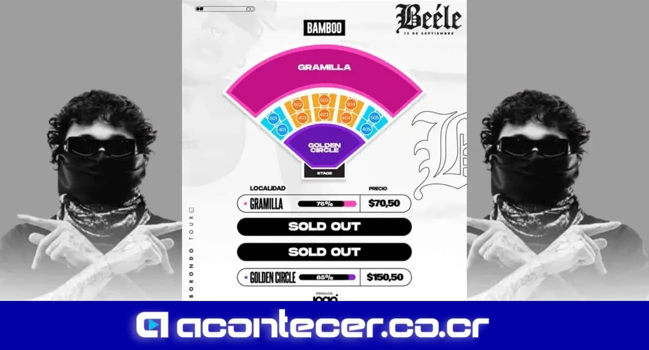 Imagen de la nota: Beéle en Costa Rica: últimas entradas disponibles para vivir un show inolvidable en Parque Viva