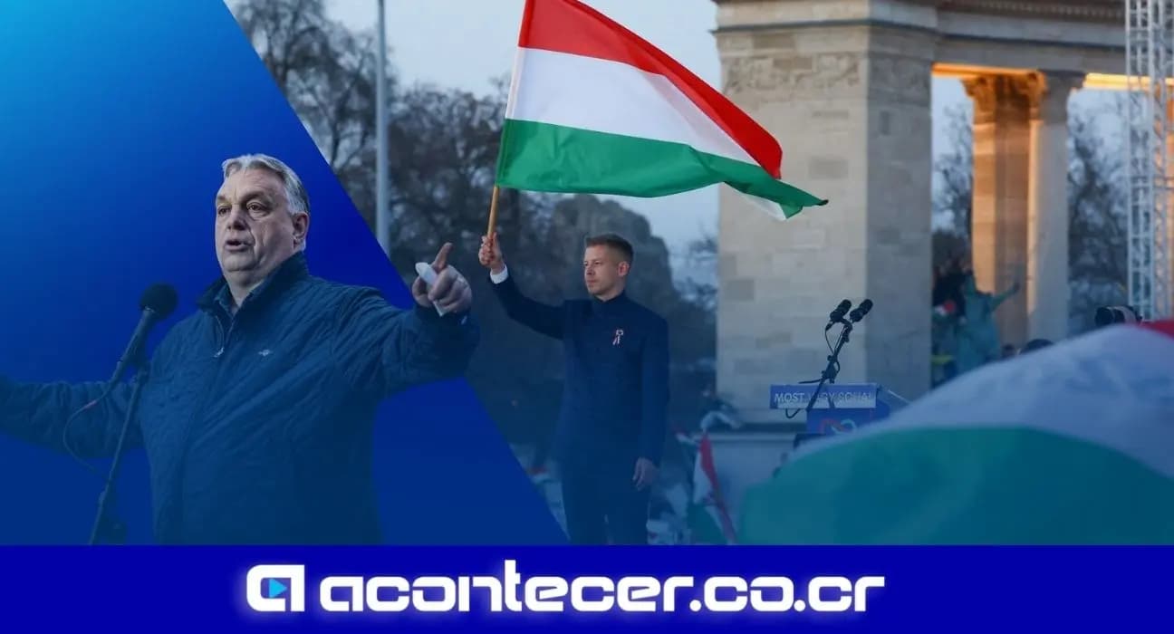 Imagen de la nota: Cayó Orbán: Húngaros salen a las calles y arrancan su publicidad