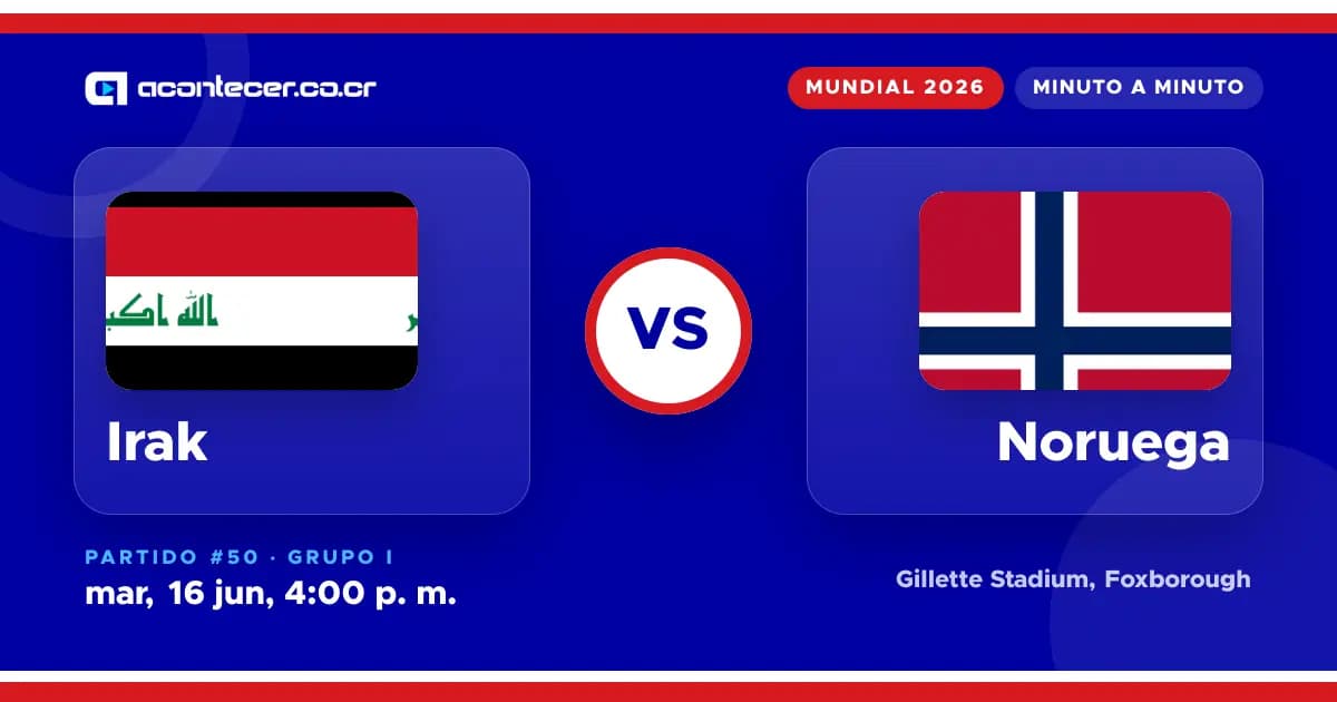 Imagen de la nota: Noruega golea 4-1 a Irak con doblete de Haaland en el Mundial 2026
