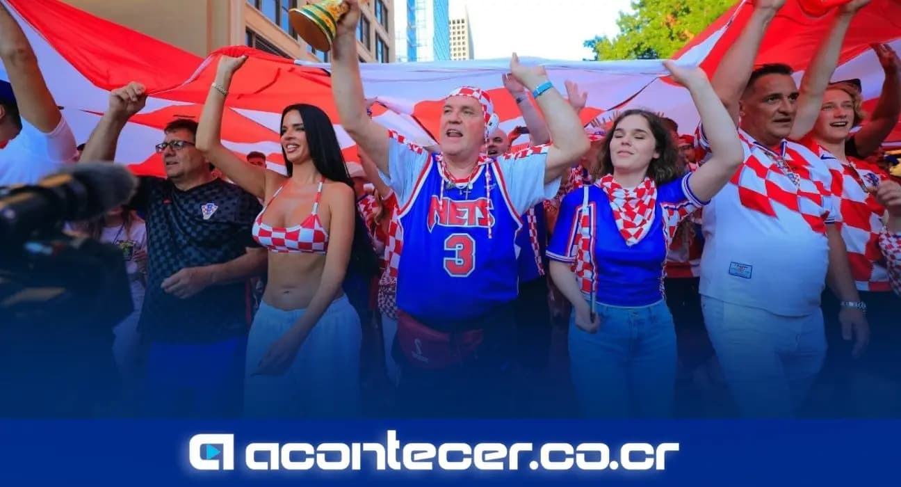 Imagen de la nota: Aficion croata toma las calles de Dallas previo al duelo ante Inglaterra