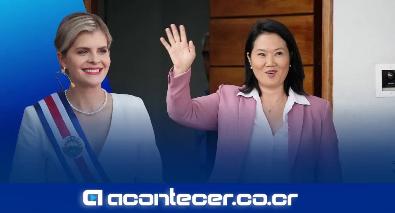 Imagen de la nota: Laura Fernández felicita a Keiko Fujimori por su elección como presidenta de Perú