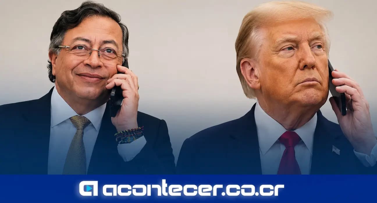 Imagen de la nota: Gustavo Petro pidió ayuda a Donald Trump para evitar la violencia en Colombia