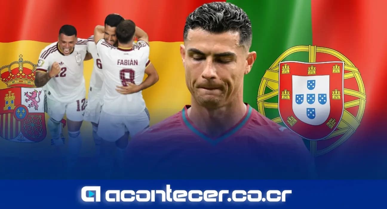 Imagen de la nota: Cristiano Ronaldo y Portugal quedan eliminados del Mundial ante España