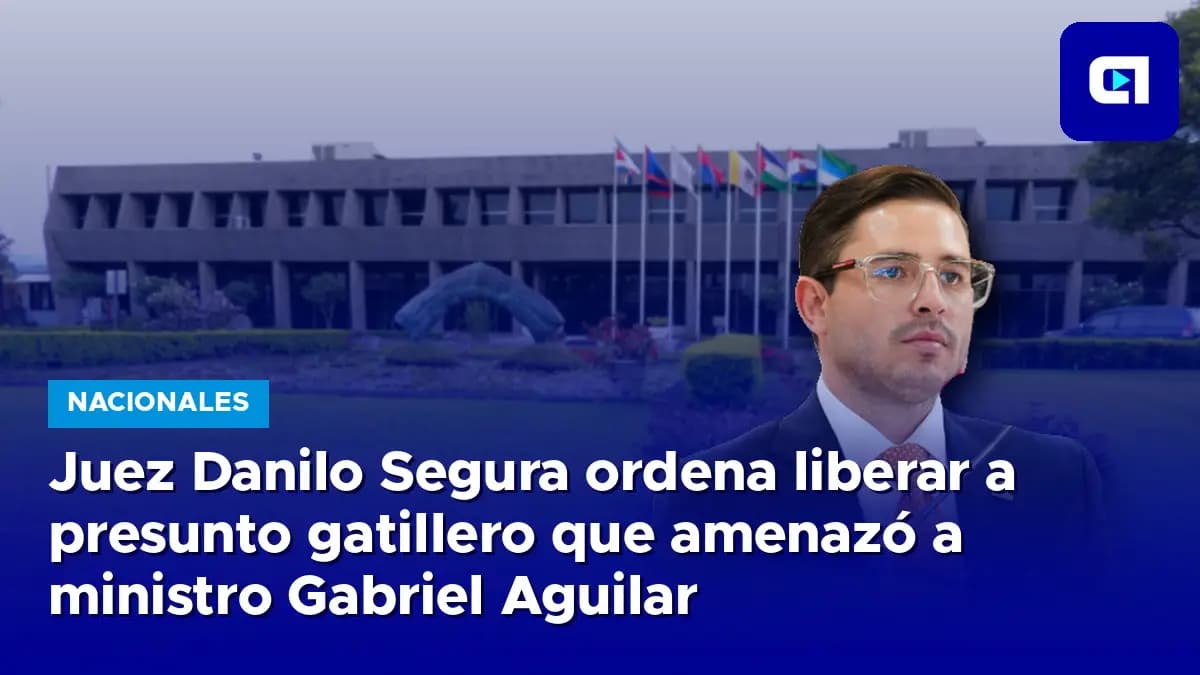 Imagen de la nota: Juez Danilo Segura ordena liberar a presunto gatillero que amenazó a ministro Gabriel Aguilar
