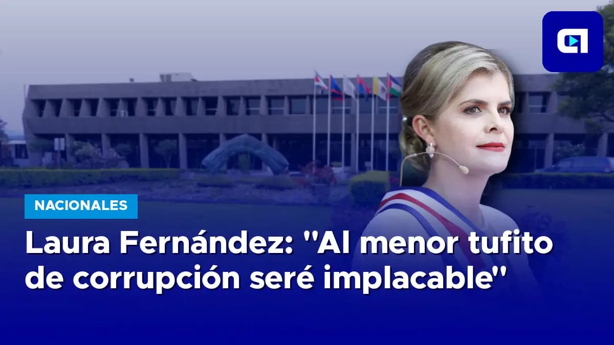 Imagen de la nota: Laura Fernández: “Al menor tufito de corrupción seré implacable”