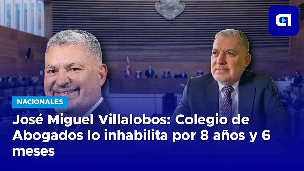 Imagen de la nota: José Miguel Villalobos: Colegio de Abogados lo inhabilita por 8 años y 6 meses