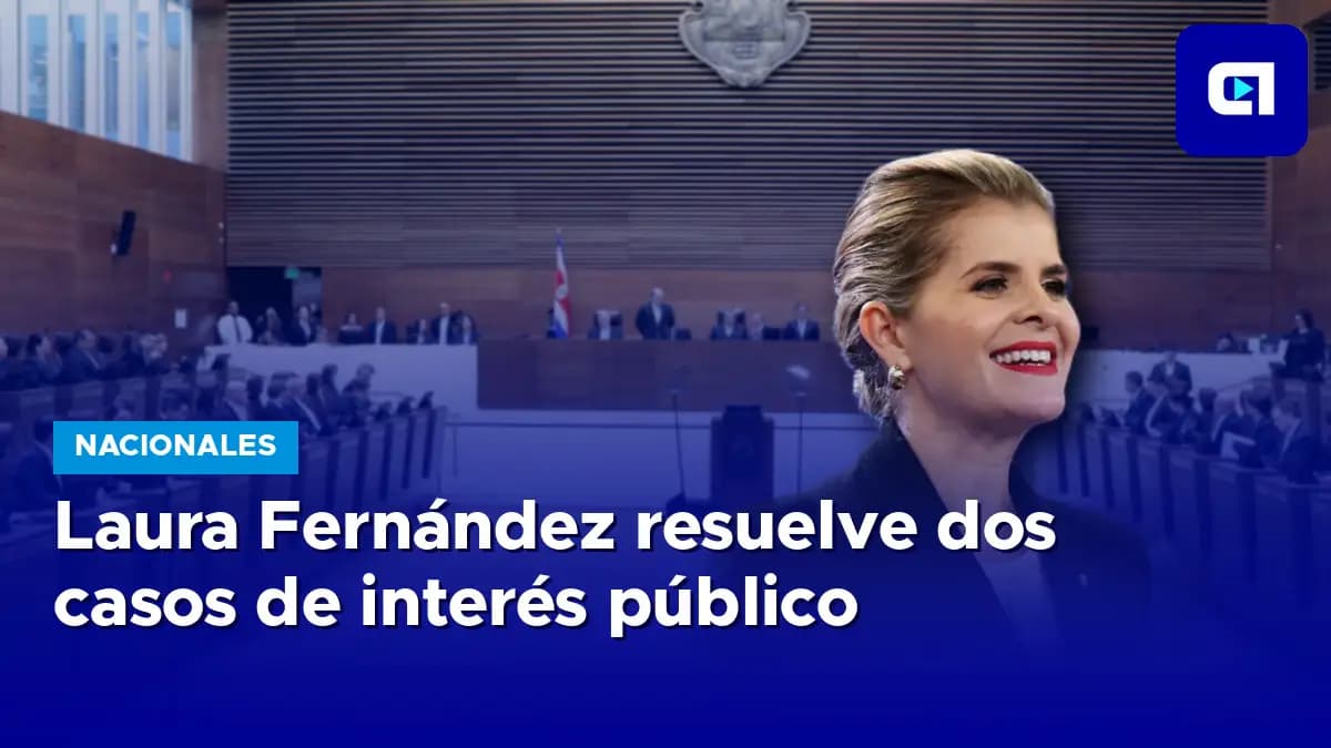 Imagen de la nota: Laura Fernández resuelve dos casos de interés público