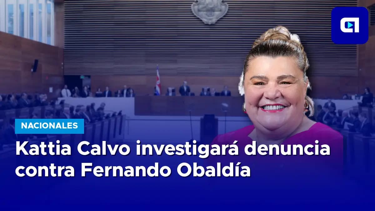 Imagen de la nota: Kattia Calvo investigará denuncia contra Fernando Obaldía