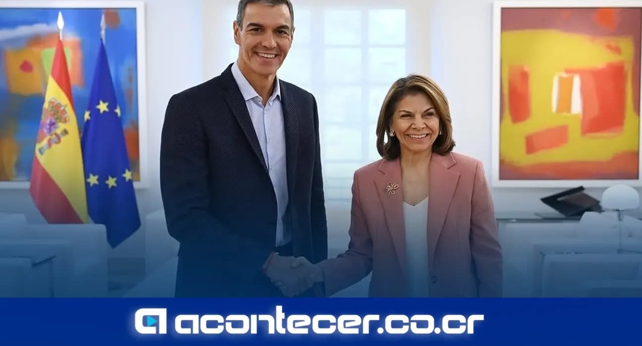 Imagen de la nota: Laura Chinchilla se reúne con Pedro Sánchez en La Moncloa