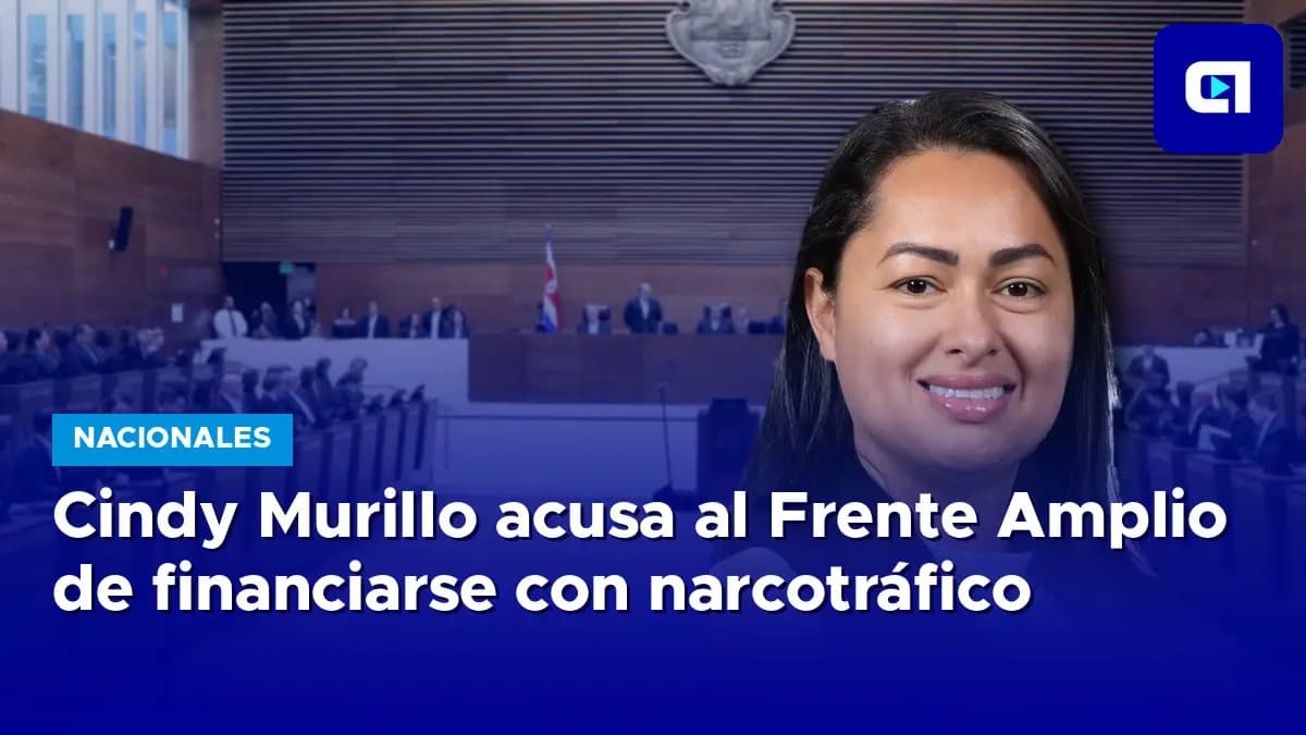 Imagen de la nota: Cindy Murillo acusa al Frente Amplio de financiarse con narcotráfico