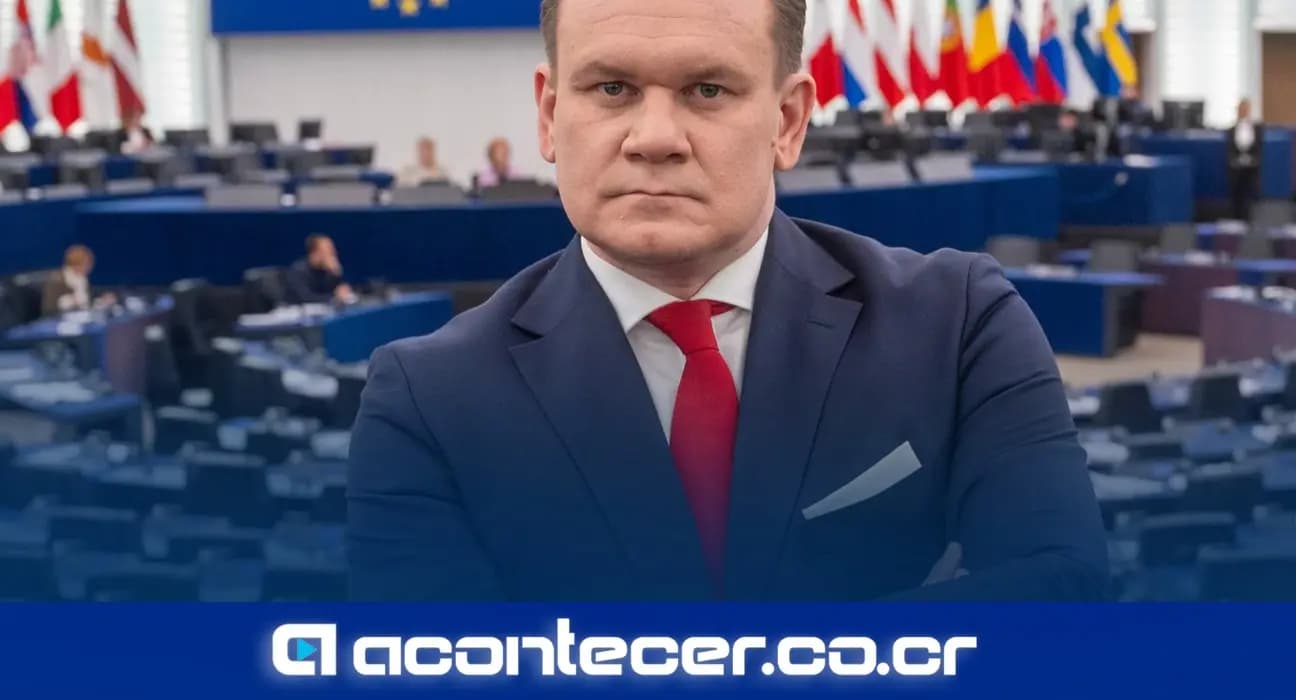 Imagen de la nota: Eurodiputado polaco pide identificar a brasileñas por broche del PT: podrían deportarlas