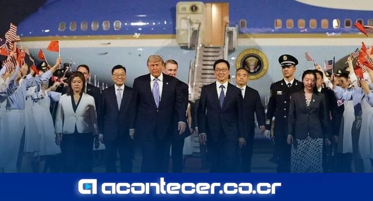 Trump llega a Beijing en visita de Estado a China