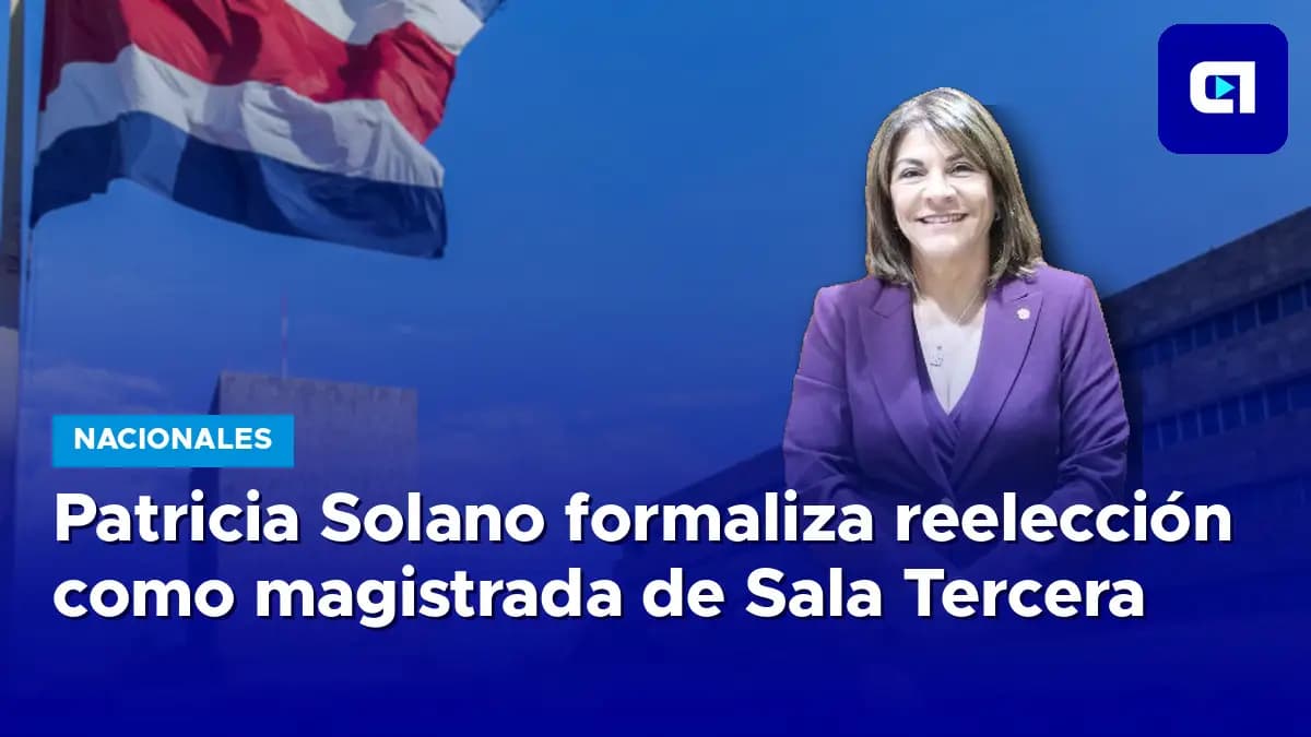 Imagen de la nota: Patricia Solano formaliza reelección como magistrada de Sala Tercera
