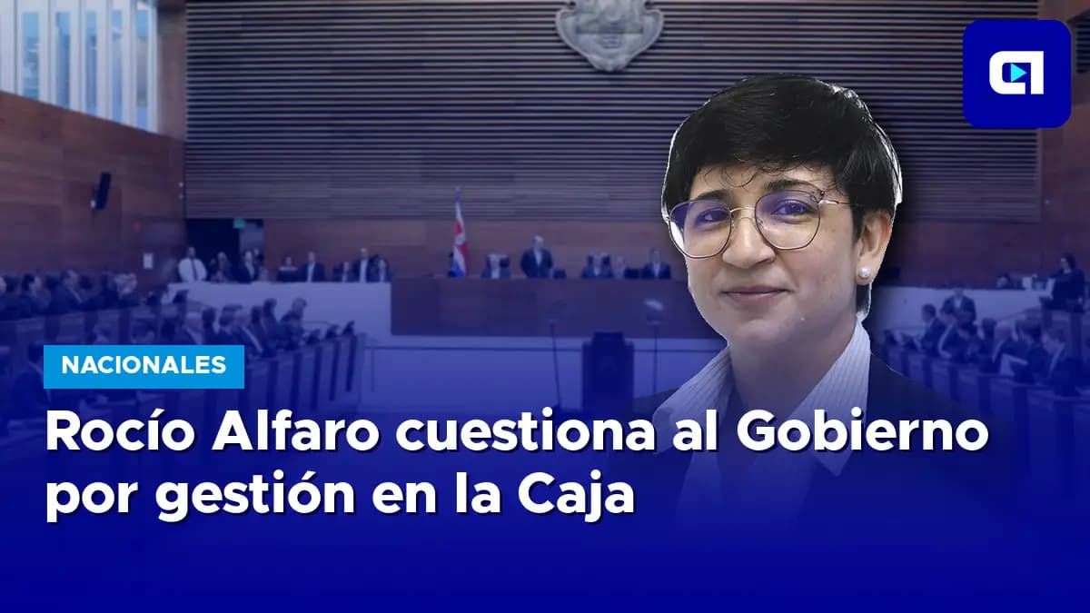 Imagen de la nota: Rocío Alfaro denuncia desobediencia del Gobierno a sentencia de la Sala Constitucional sobre Junta Directiva de la Caja