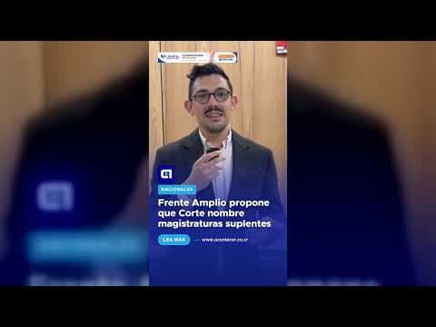 Frente Amplio propone que Corte nombre magistraturas suplentes