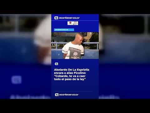 Abelardo De La Espriella encara a alias Picolino: “Cobarde, te va a caer todo el peso de la ley”