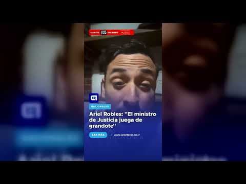 Ariel Robles critica al ministro Gabriel Aguilar por selectividad en el sistema penitenciario