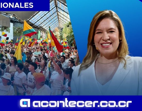 Personas gritan "fuera Chaves" en cierre de campaña de Claudia Dobles