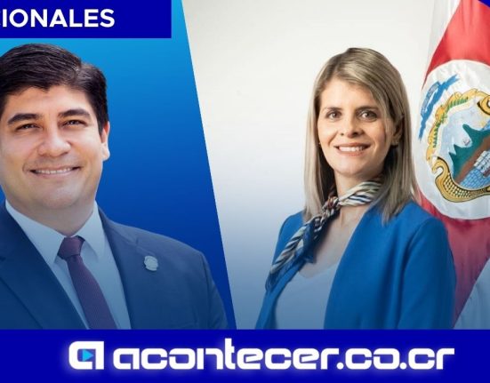 Carlos Alvarado le desea éxitos a Laura Fernández