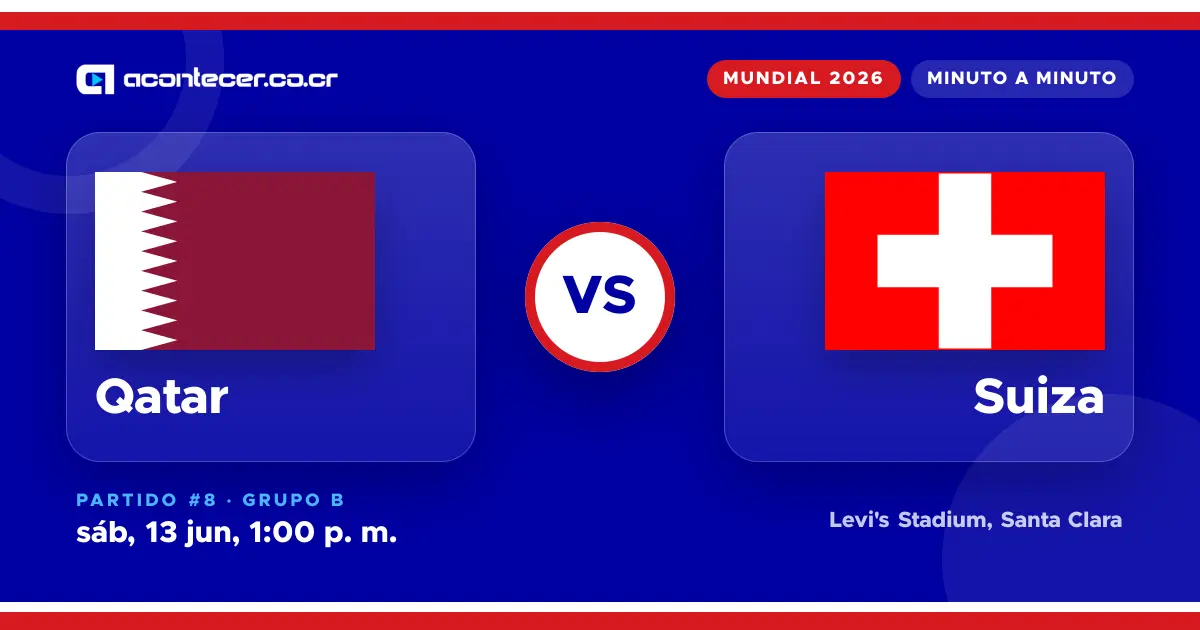 Qatar 1-1 Suiza: penal polémico y empate en el Mundial 2026
