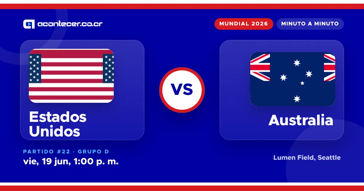 Estados Unidos vence a Australia 2-0 en el Mundial 2026