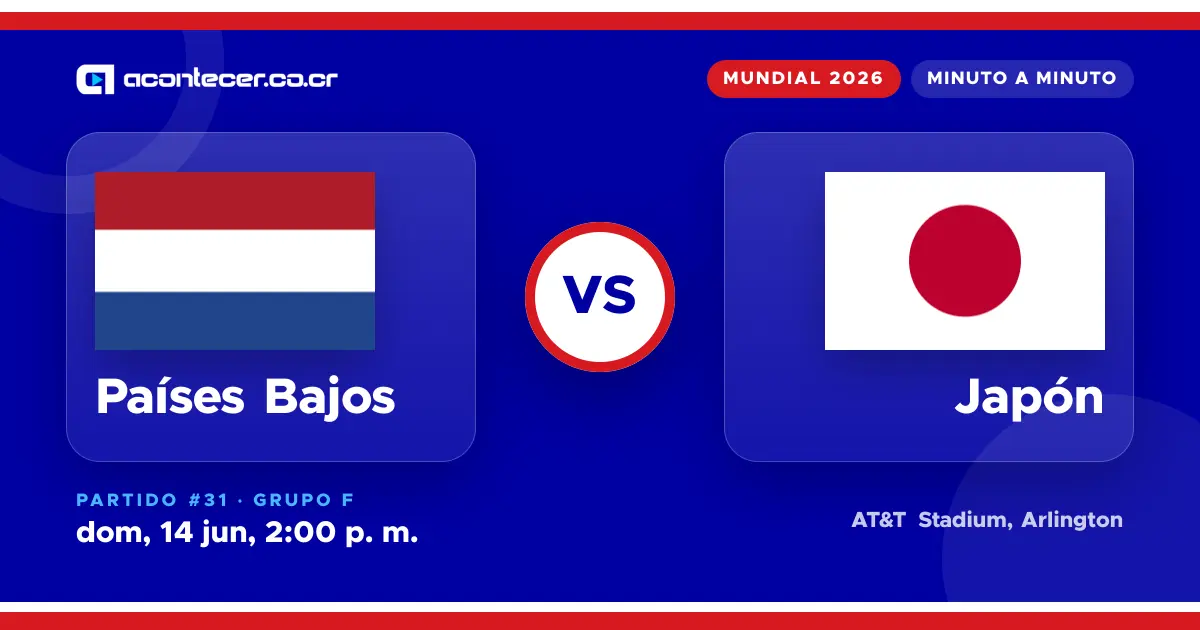 Países Bajos 2-2 Japón: resumen y goles del Mundial 2026