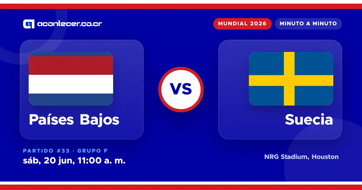 Países Bajos golea 5-1 a Suecia en el Mundial 2026