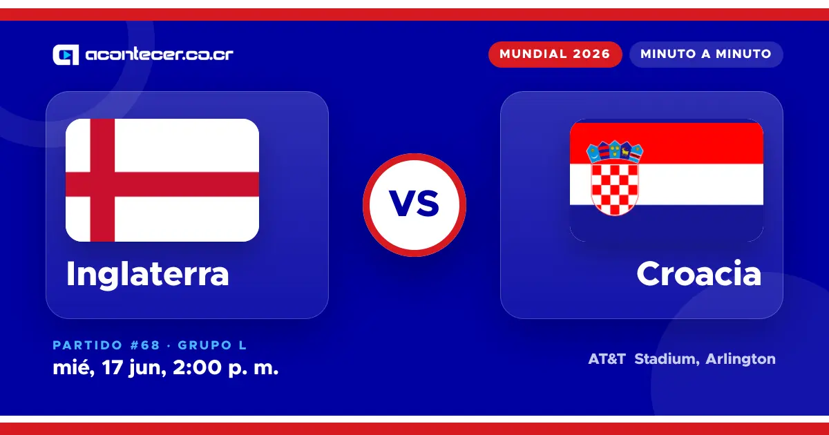 Inglaterra 4-2 Croacia: Kane brilla con doblete en el Mundial 2026