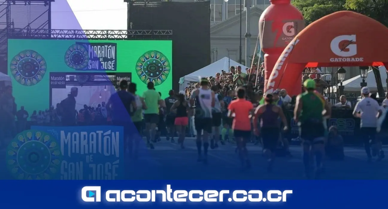 Maratón de San José cierra vías en la capital este domingo