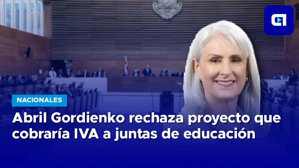 Imagen de Abril Gordienko rechaza proyecto que cobraría IVA a juntas de educación
