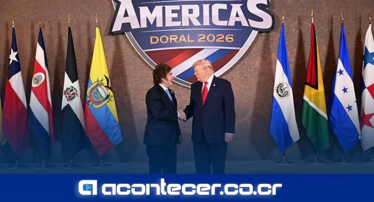 Milei: la llegada de Trump al Escudo de las Américas no estaba prevista