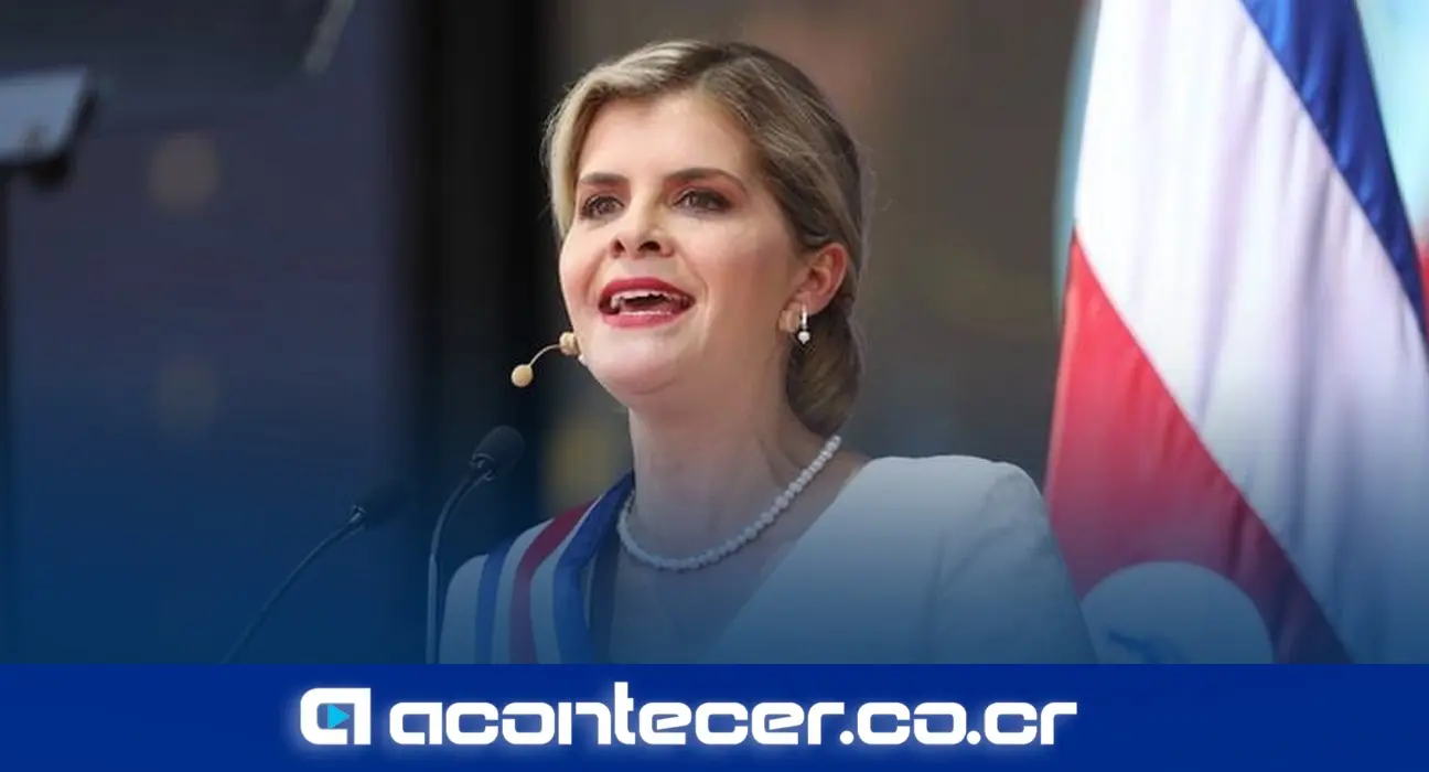 Presidenta Laura Fernández Delgado durante declaraciones sobre el recorte presupuestario al Poder Judicial en Costa Rica