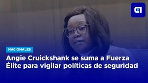 Angie Cruickshank se suma a Fuerza Élite para vigilar políticas de seguridad