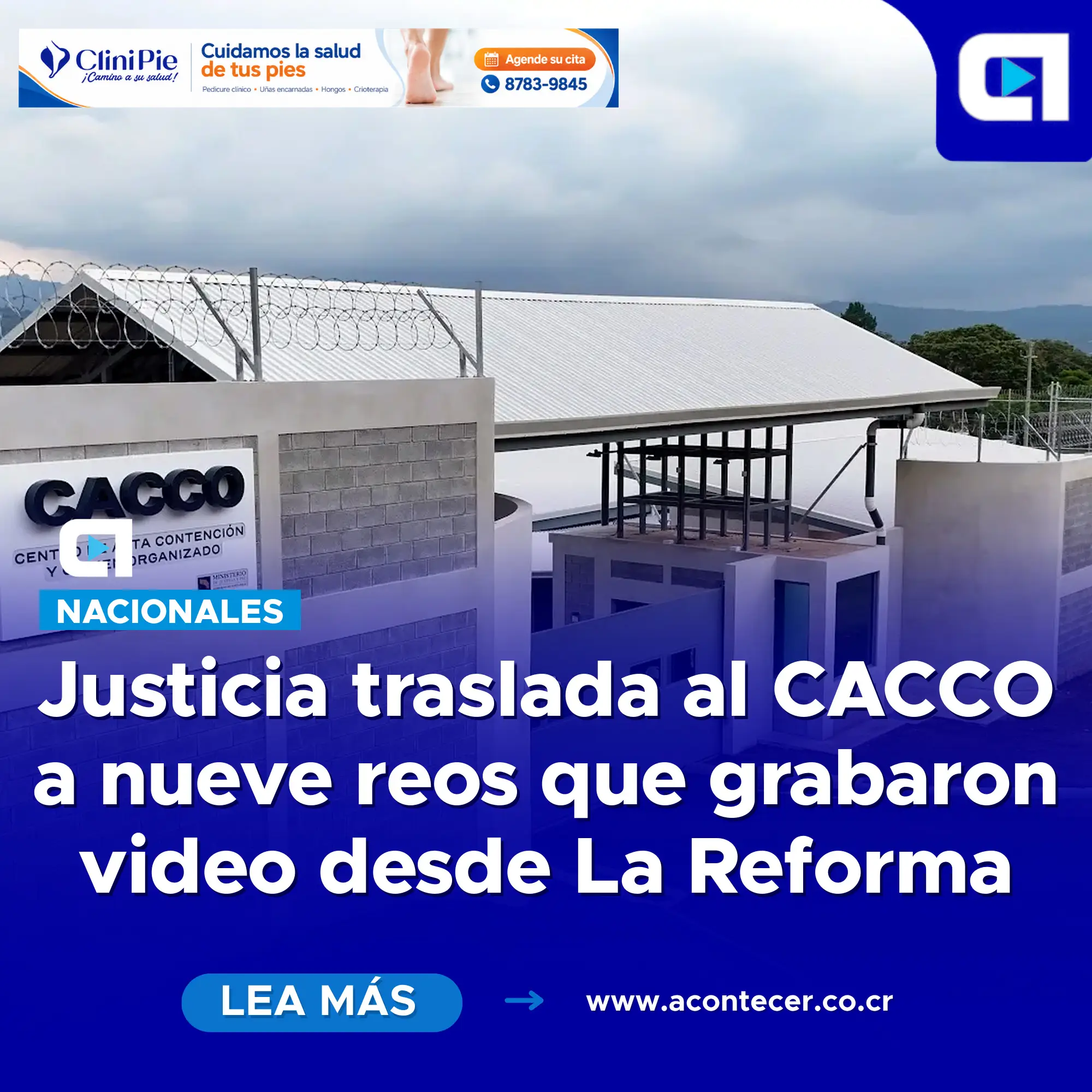 Justicia traslada al CACCO a nueve reos que grabaron video desde La Reforma