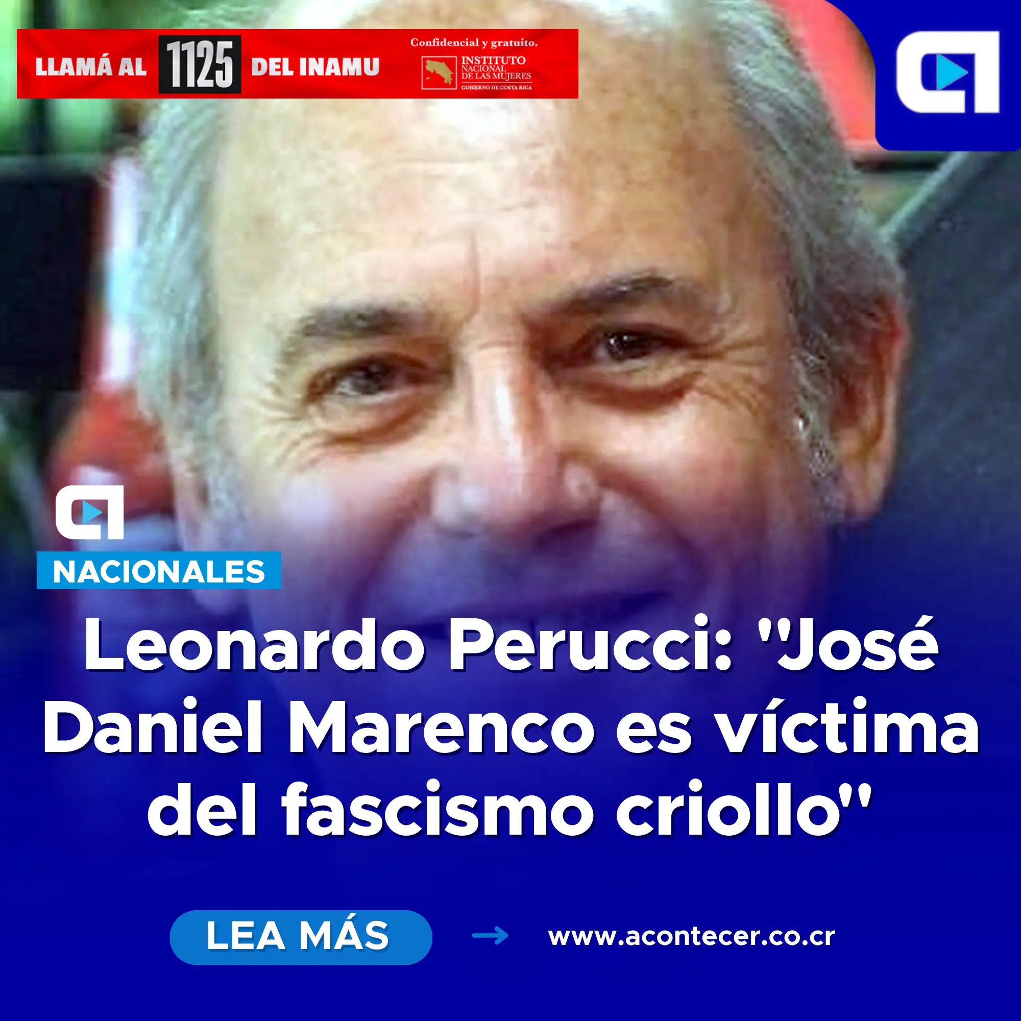 Leonardo Perucci: “José Daniel Marenco es víctima del fascismo criollo”