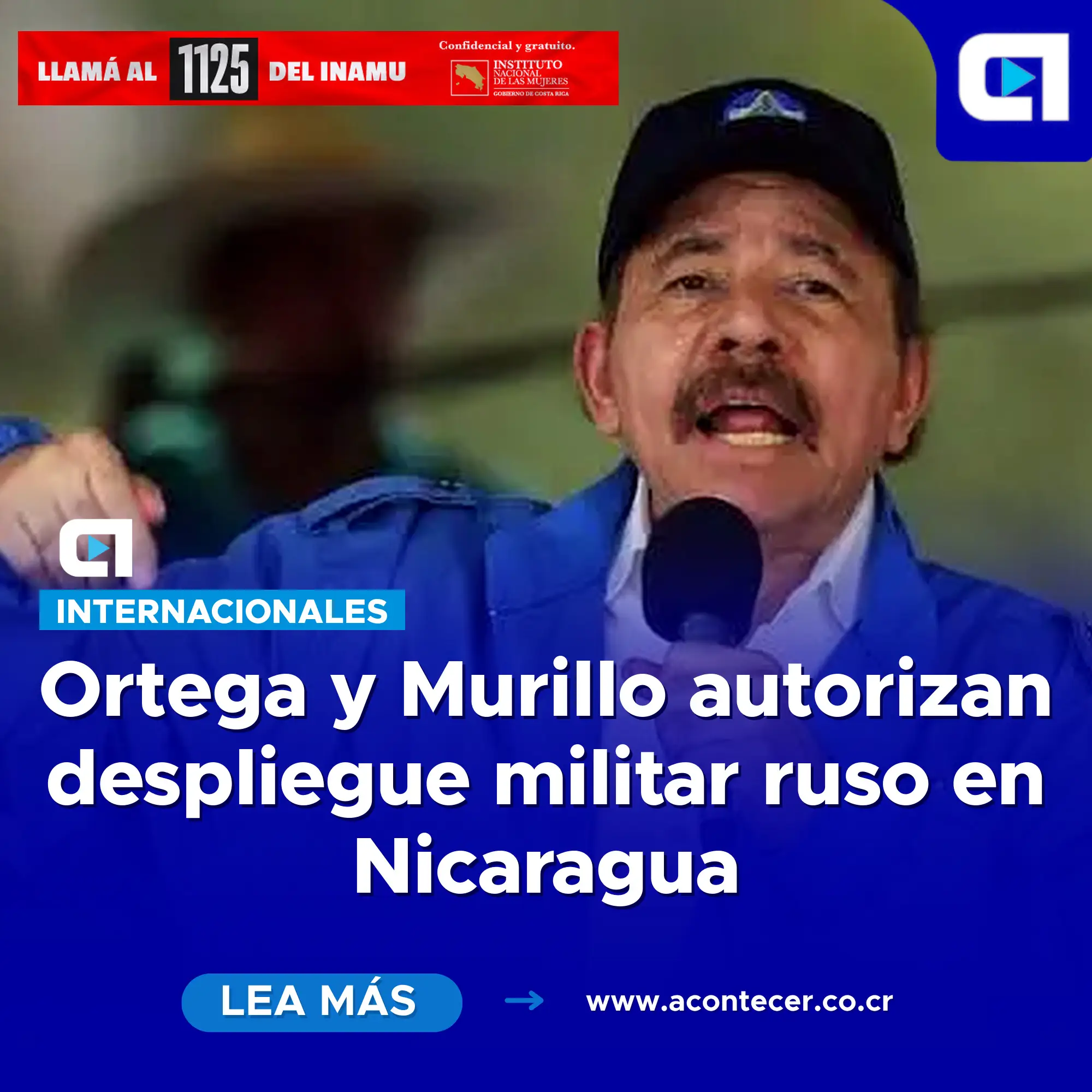 Ortega y Murillo autorizan despliegue militar ruso en Nicaragua